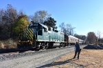 Woodstown Central RR Diesel Photo Charter just south of Bailey St Xing